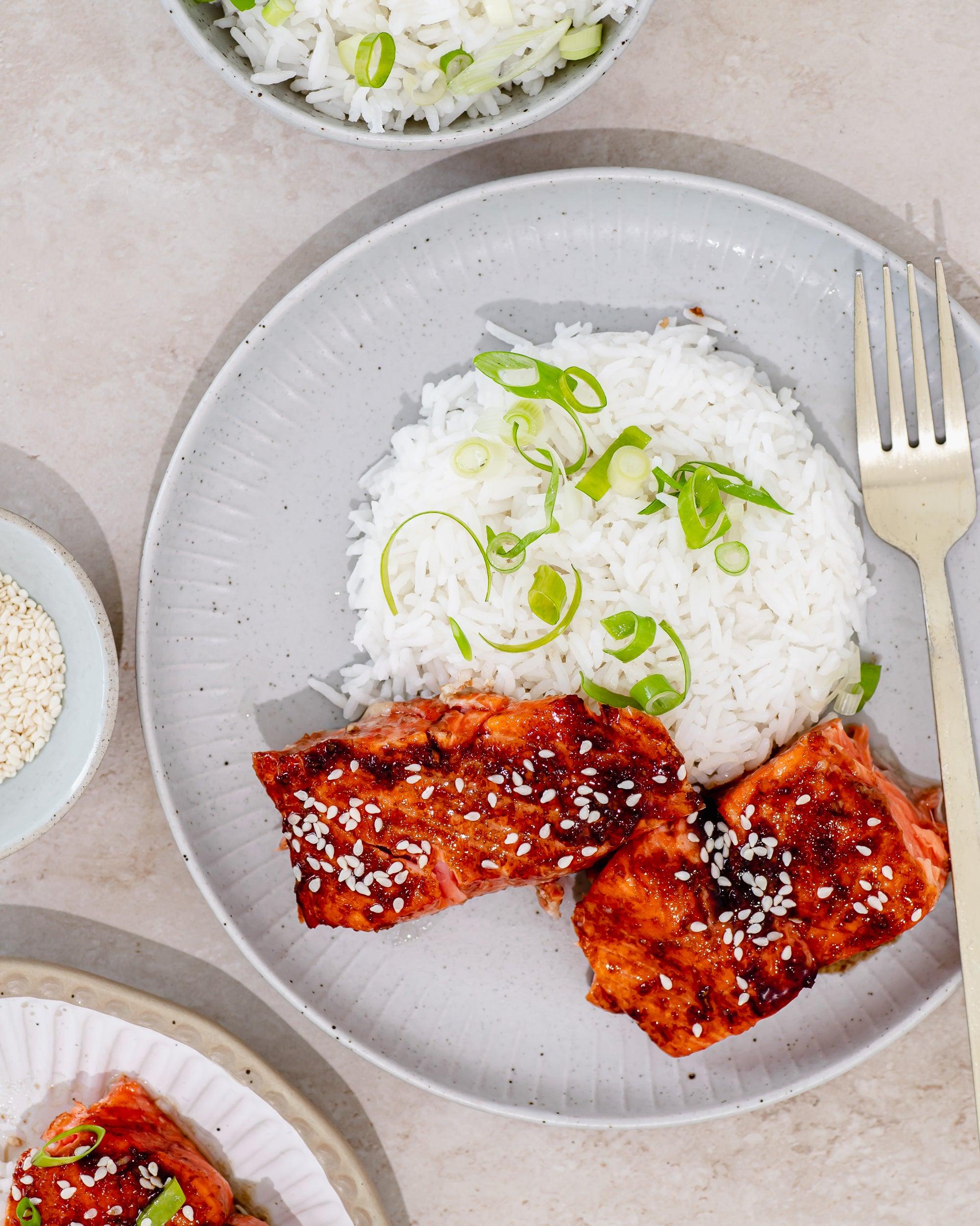 Caramelised Honey Garlic Salmon – Kai Ora, New Zealand