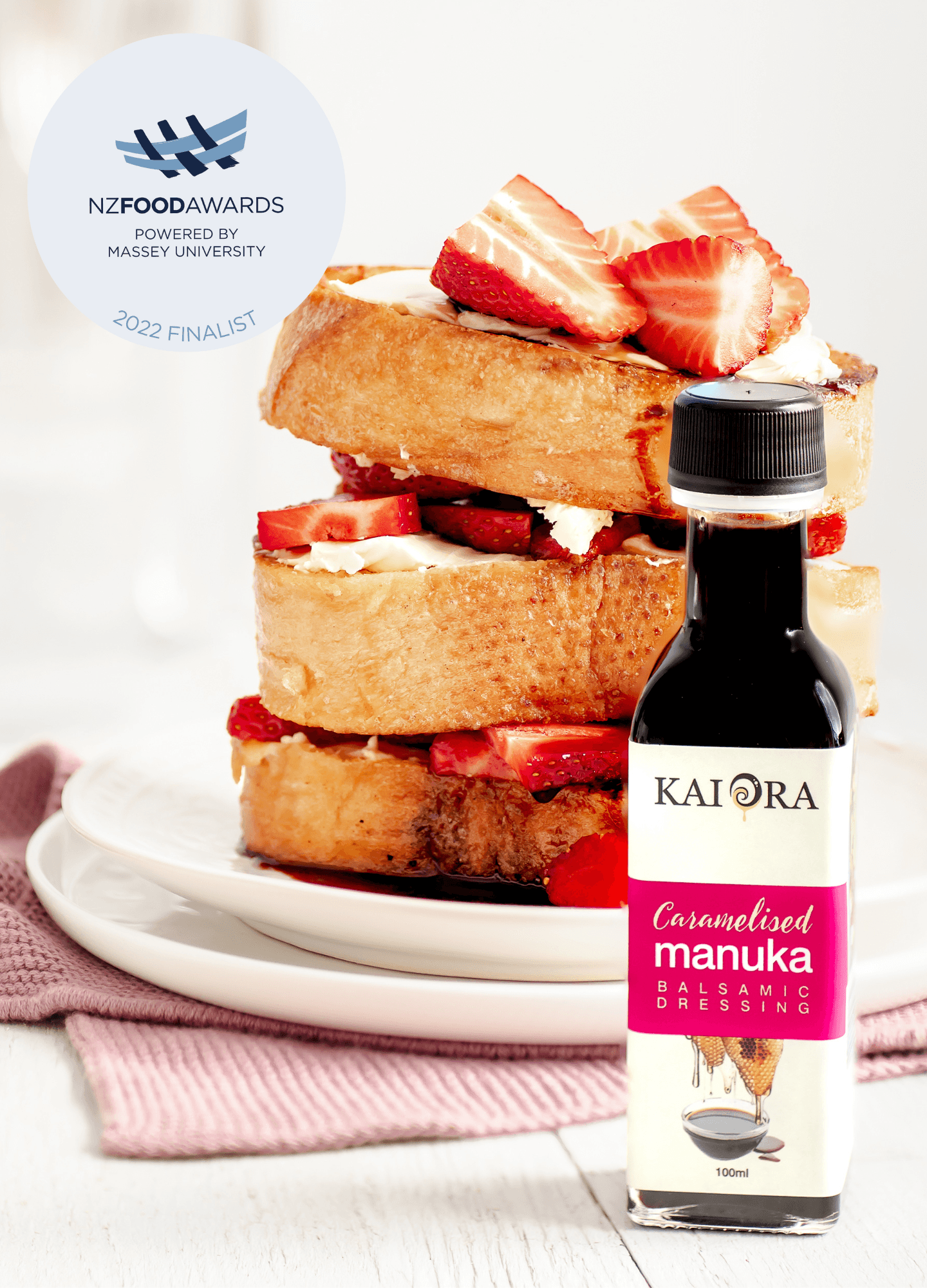 Caramelised Manuka Balsamic Sauce Finalist in NZ Food Awards - Kai Ora Honey Limited, New Zealand
