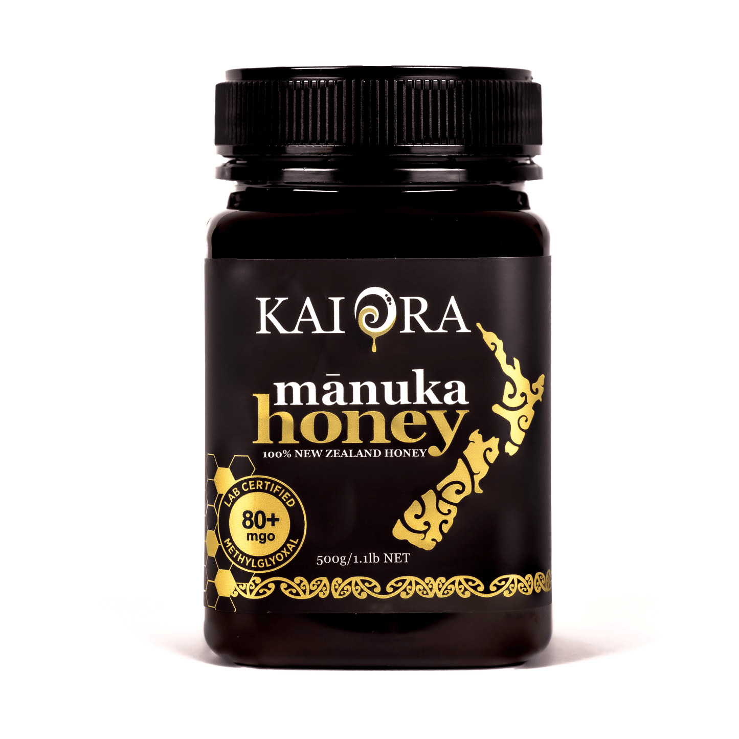80+ MGO Manuka Honey <br> Kai Ora Black Label - Kai Ora Honey Limited, New Zealand
