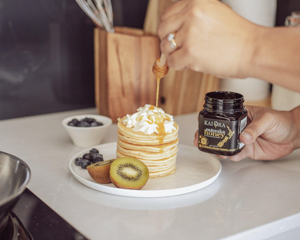 Simple 4 Ingredient Pancakes - Kai Ora Honey Limited, New Zealand