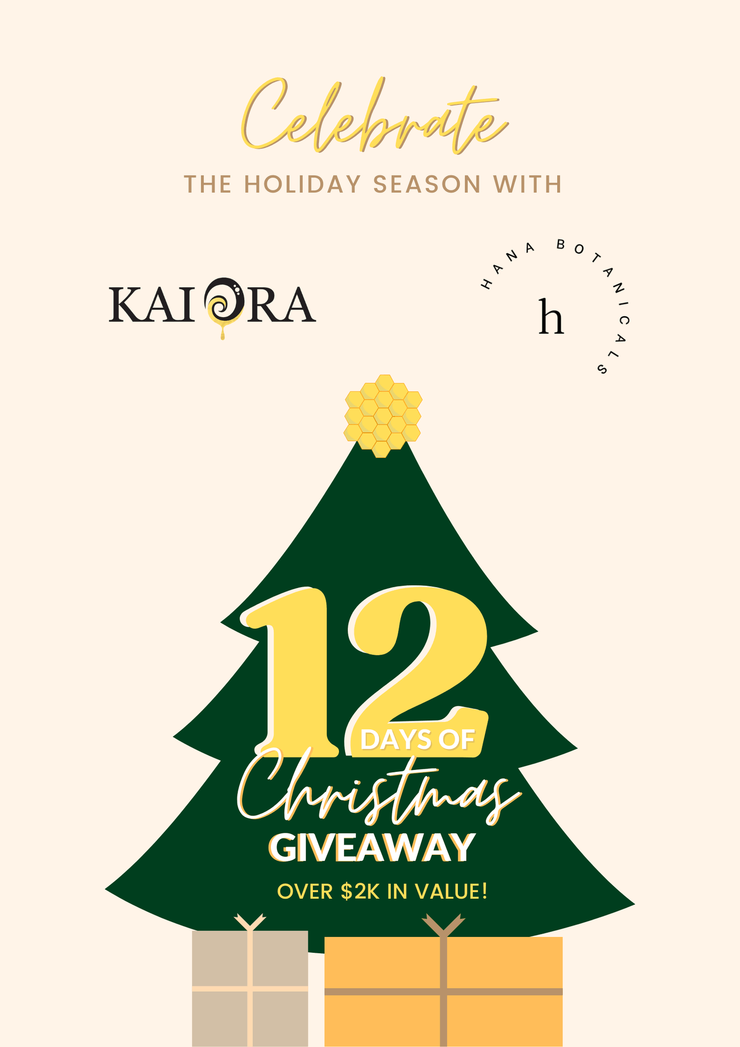 12 Days of Christmas Giveaway - Kai Ora Honey Limited, New Zealand