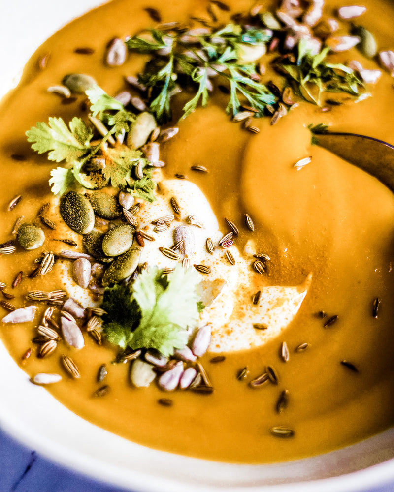 Spiced Caramelised Pumpkin Soup - Kai Ora Honey Limited, New Zealand