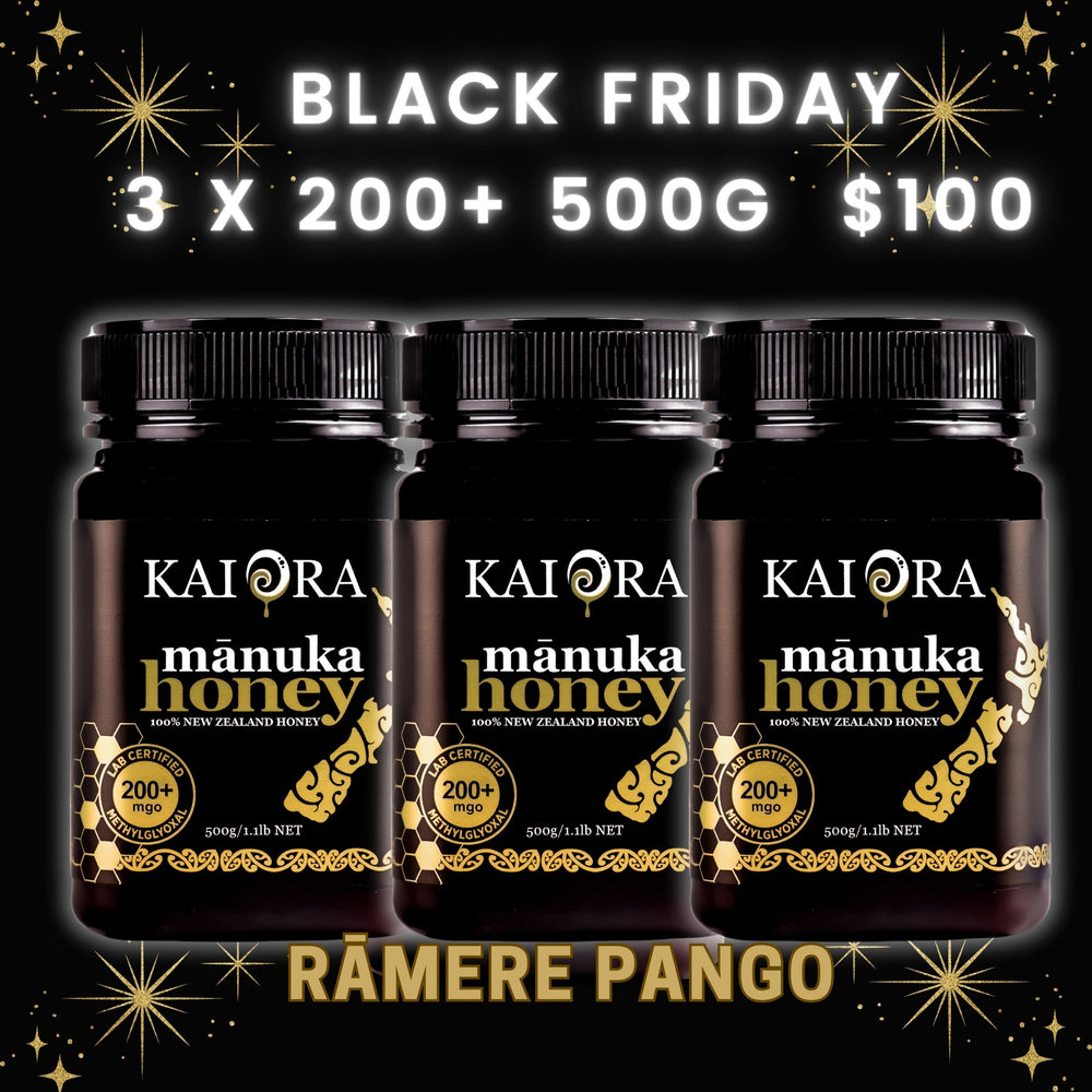 
                  
                    200+ MGO Manuka Honey Kai Ora Black Label
                  
                
