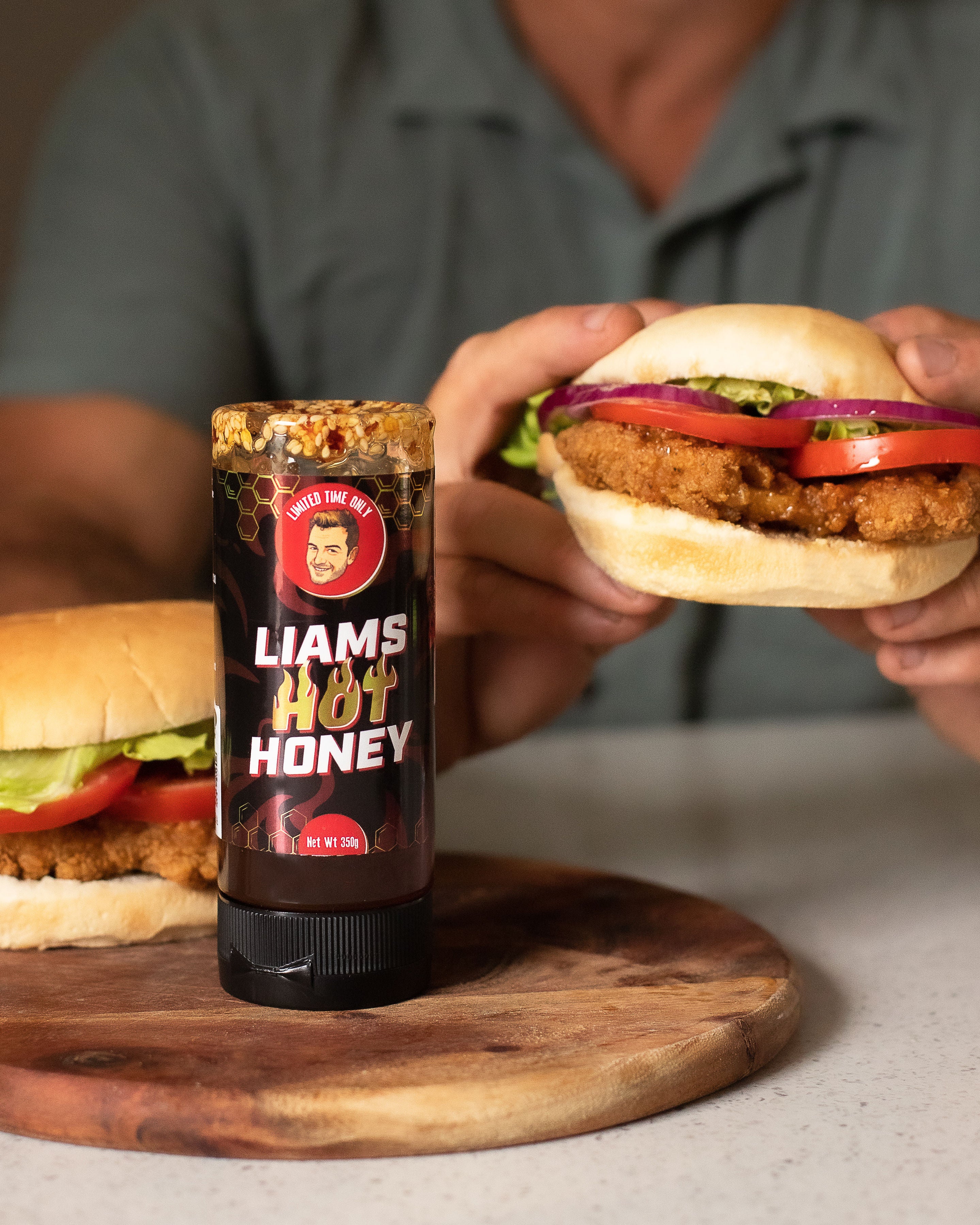 Liam's Hot Honey — chilli & toasted sesame — Kai Ora Honey