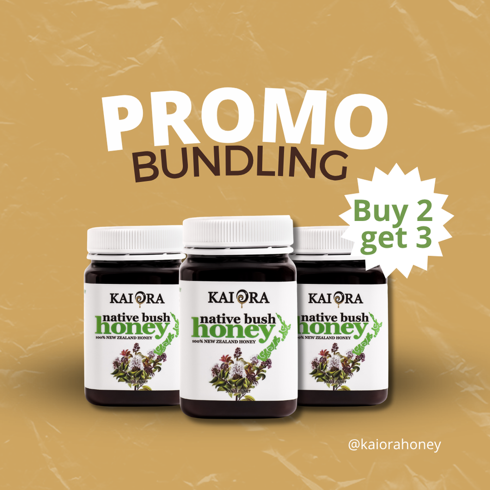Buy 2, Get 3 Bush Honey 500g!