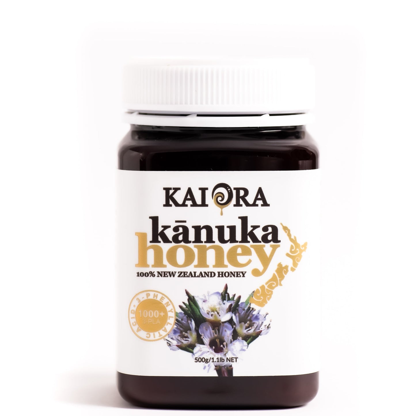 
                  
                    Kānuka Honey 500g jar — Kai Ora Honey, New Zealand
                  
                