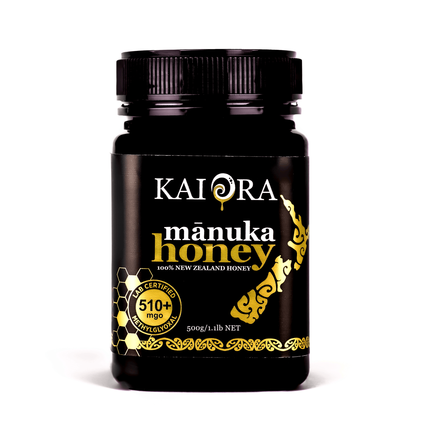 510+ MGO Manuka Honey <br>Kai Ora Black Label - Kai Ora Honey Limited, New Zealand